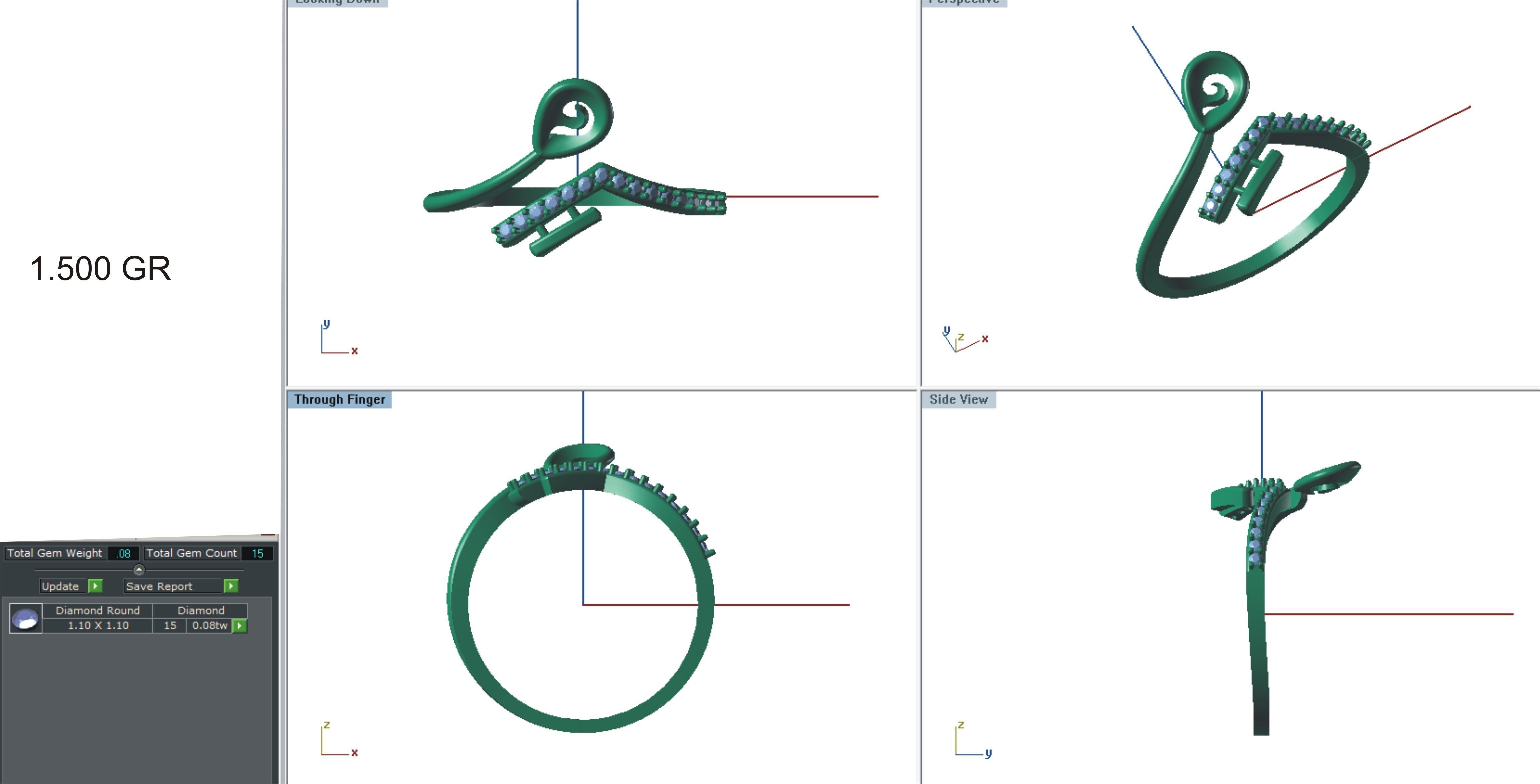 Ring - 110 3D print model_6