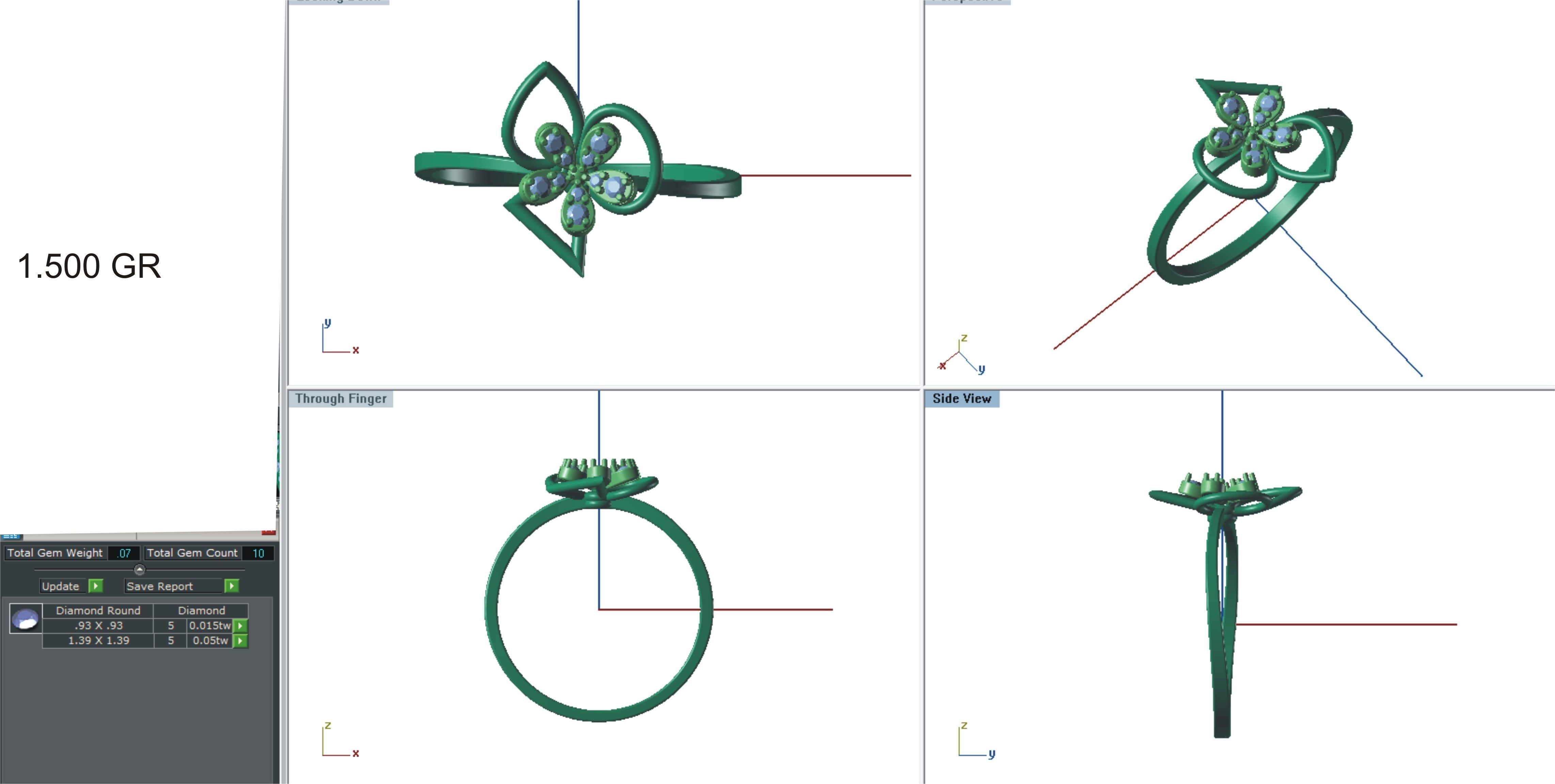 Ring - 107 3D print model_6