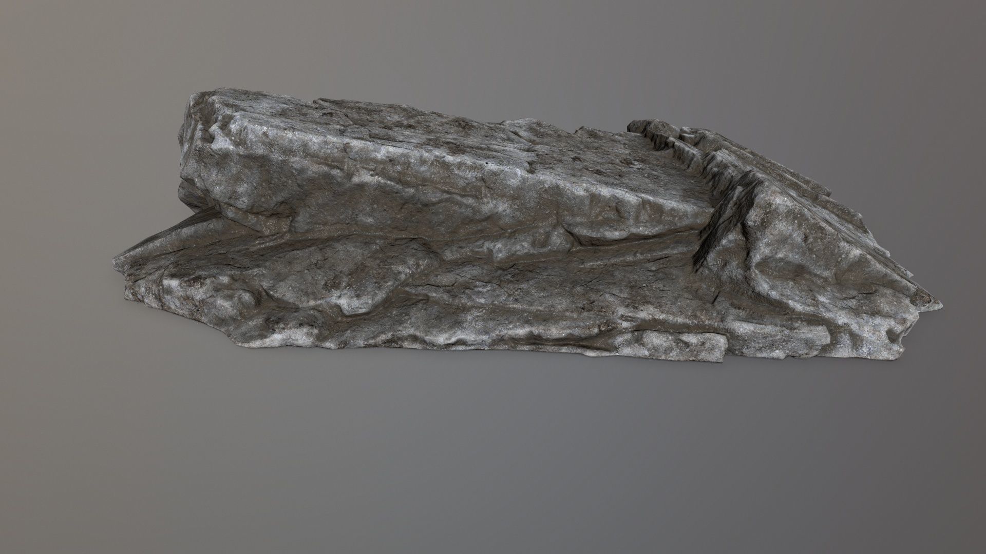 Rock Set piece of Low-poly 3D model_4