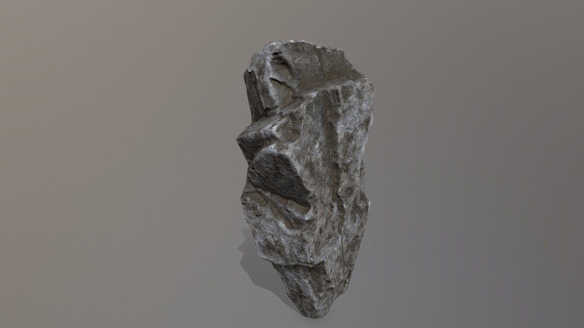 Rock Set piece of Low-poly 3D model_21