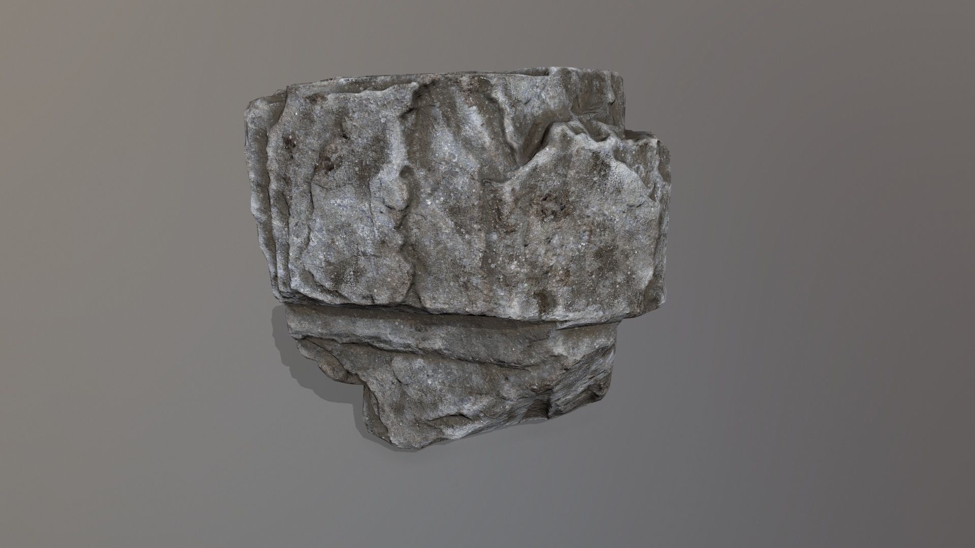 Rock Set piece of Low-poly 3D model_11