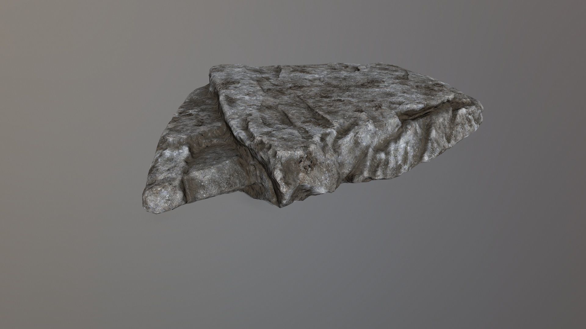 Rock Set piece of Low-poly 3D model_16
