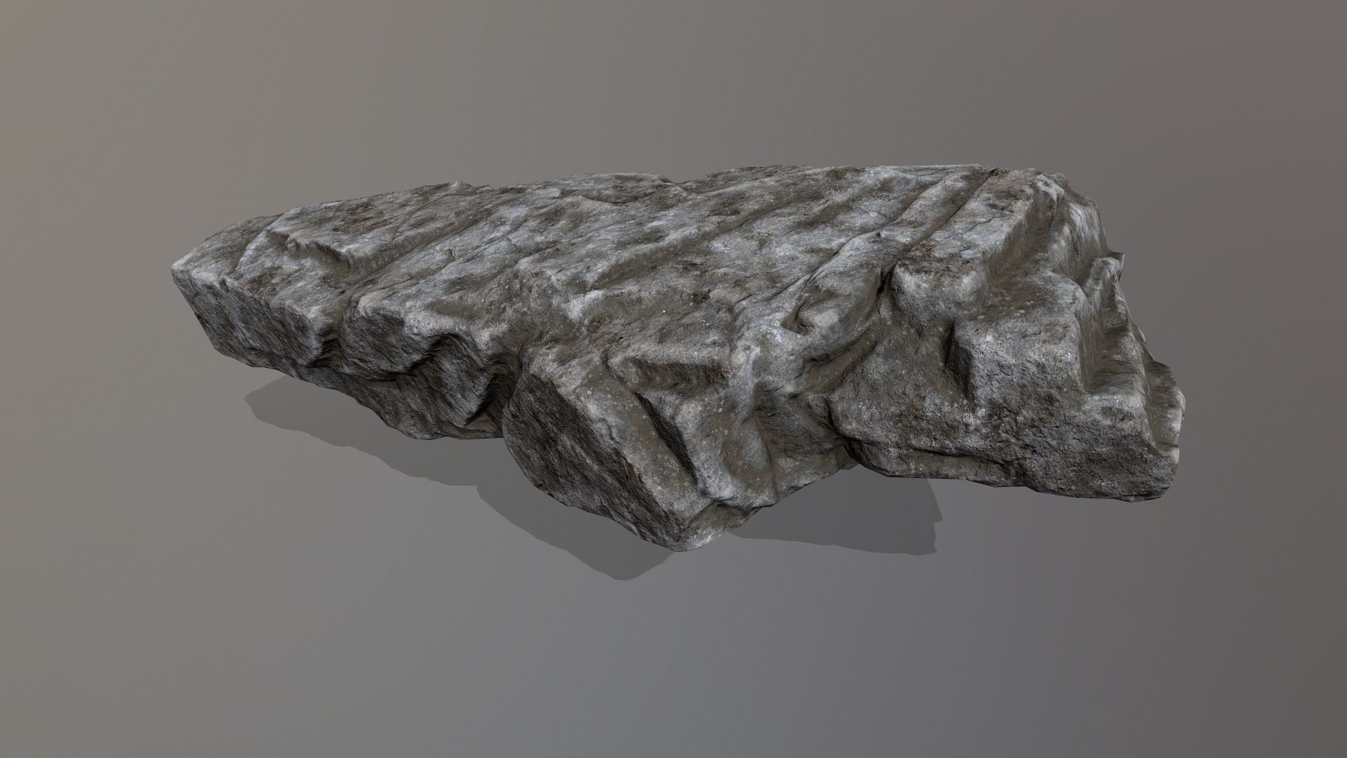 Rock Set piece of Low-poly 3D model_13