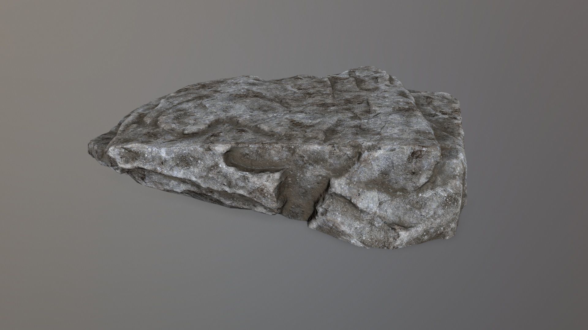 Rock Set piece of Low-poly 3D model_18