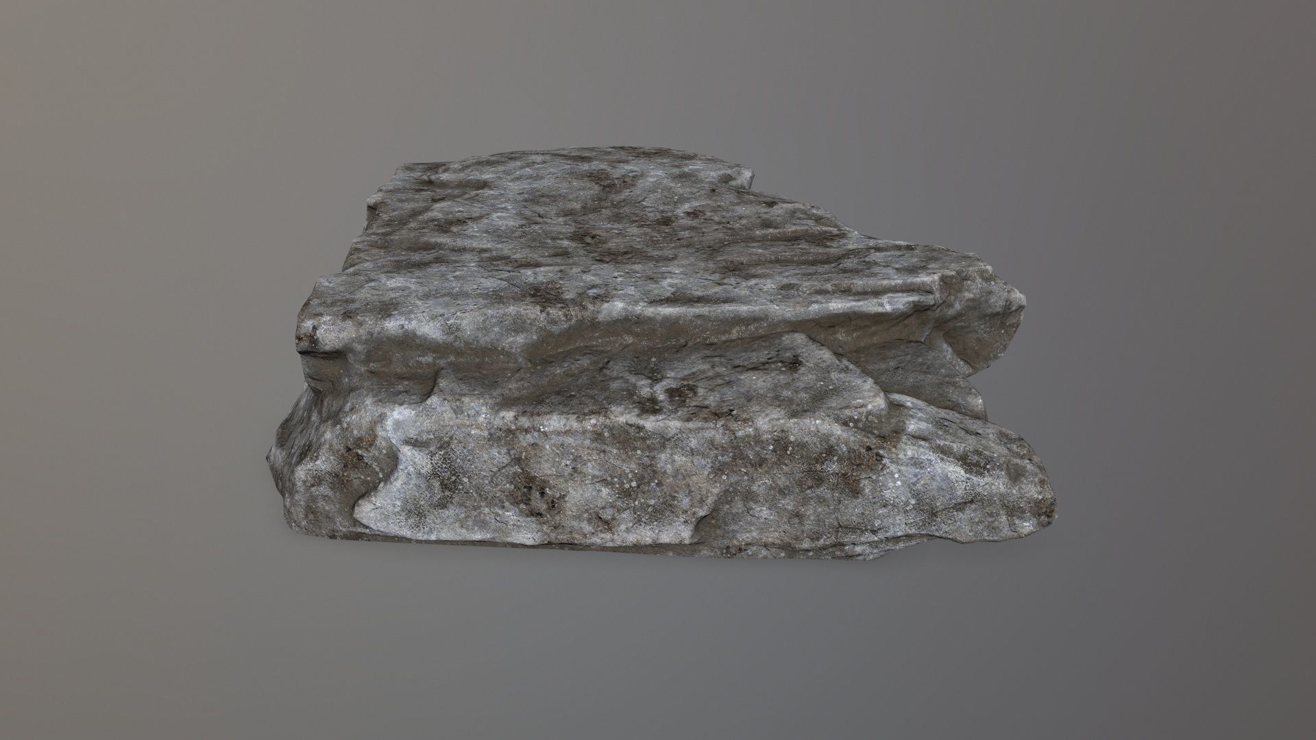 Rock Set piece of Low-poly 3D model_17