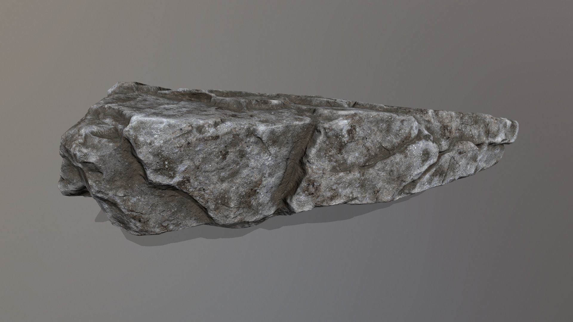 Rock Set piece of Low-poly 3D model_12