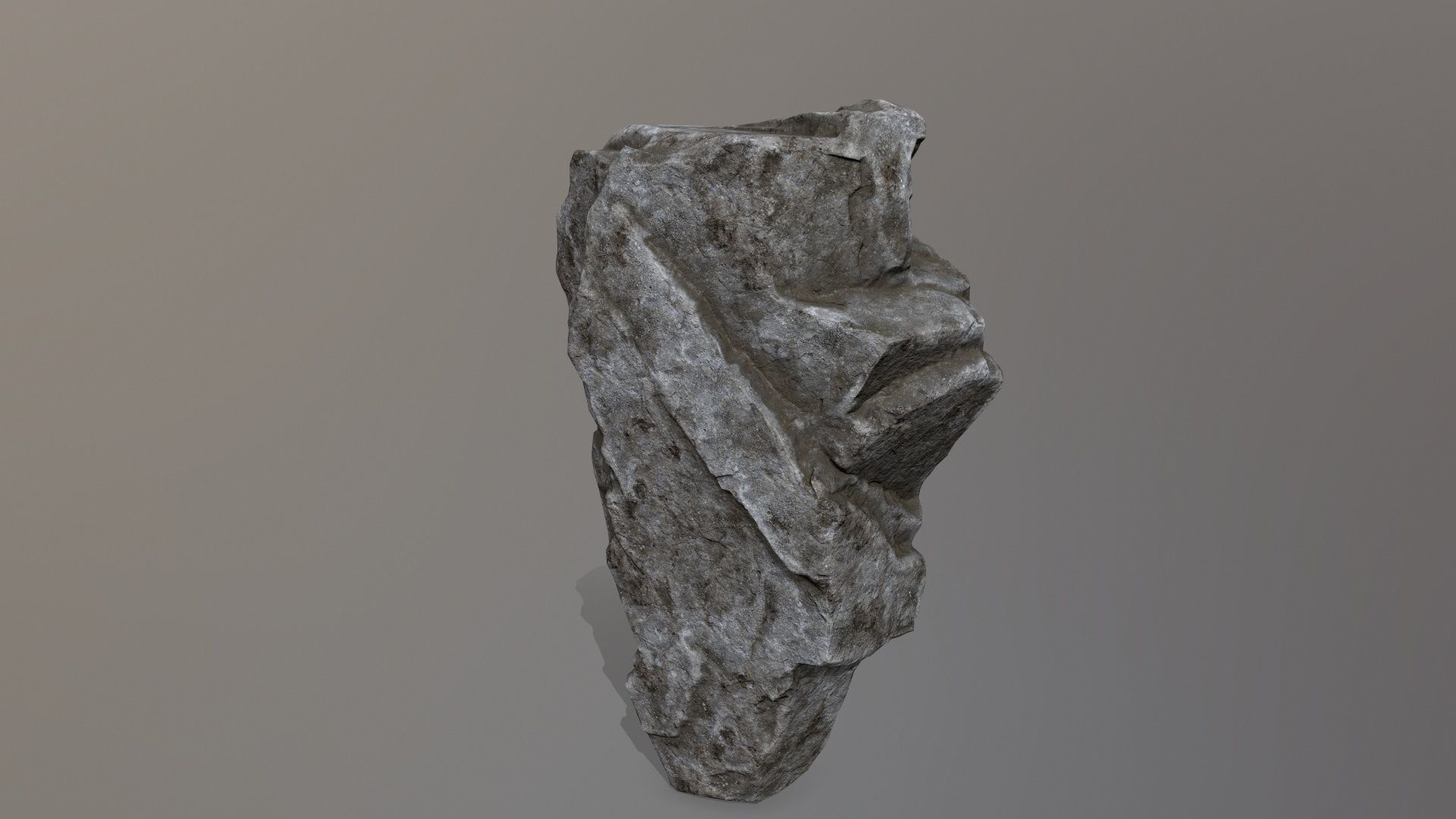 Rock Set piece of Low-poly 3D model_20