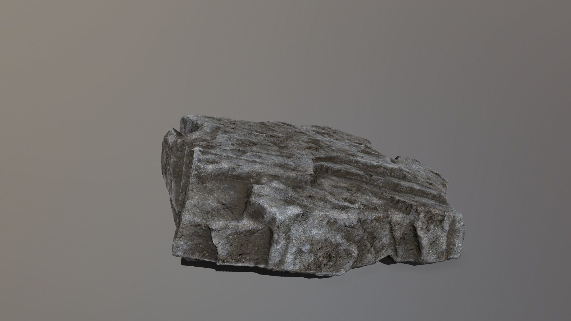 Rock Set Low-poly 3D model_36