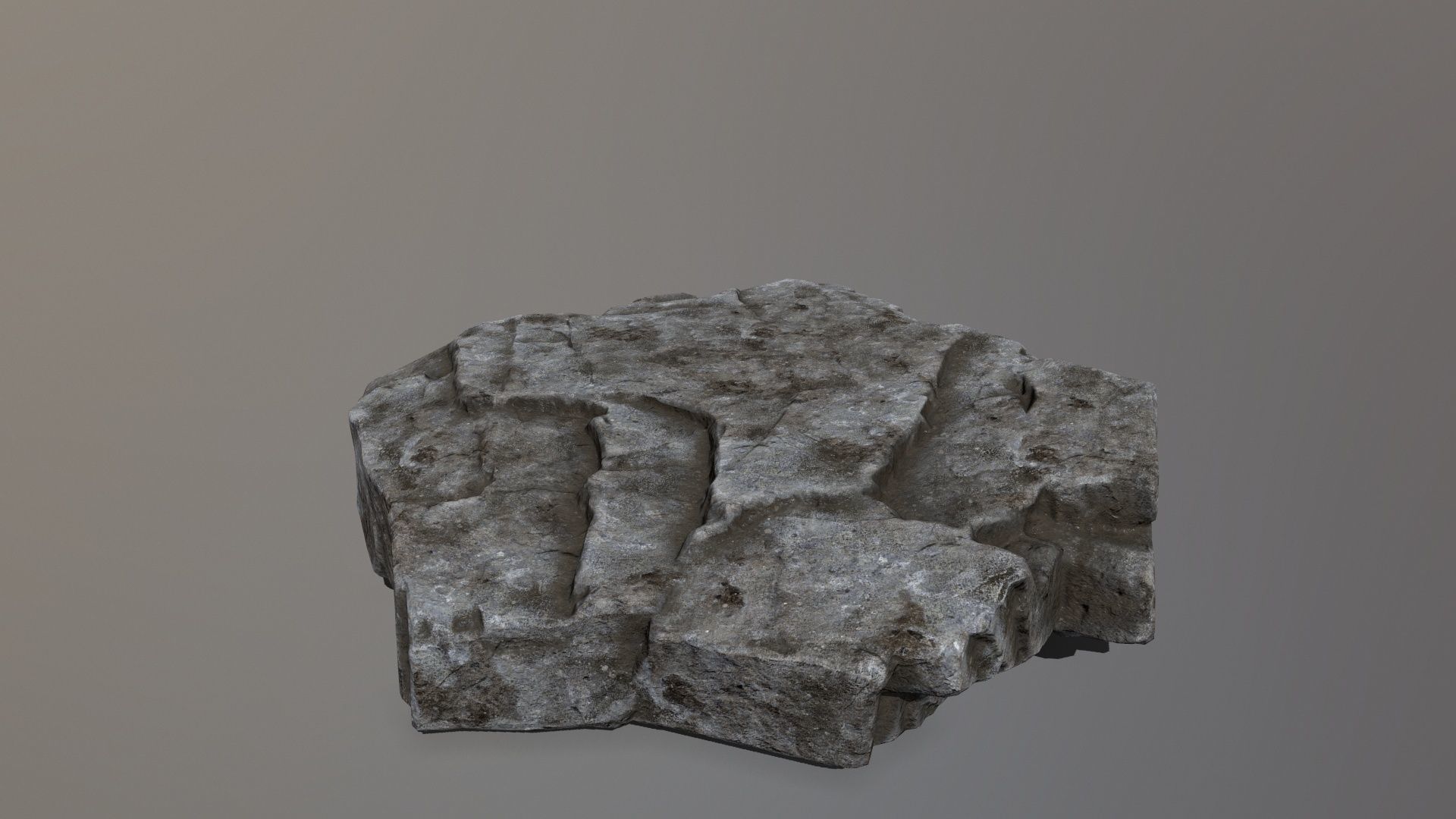 Rock Set Low-poly 3D model_33