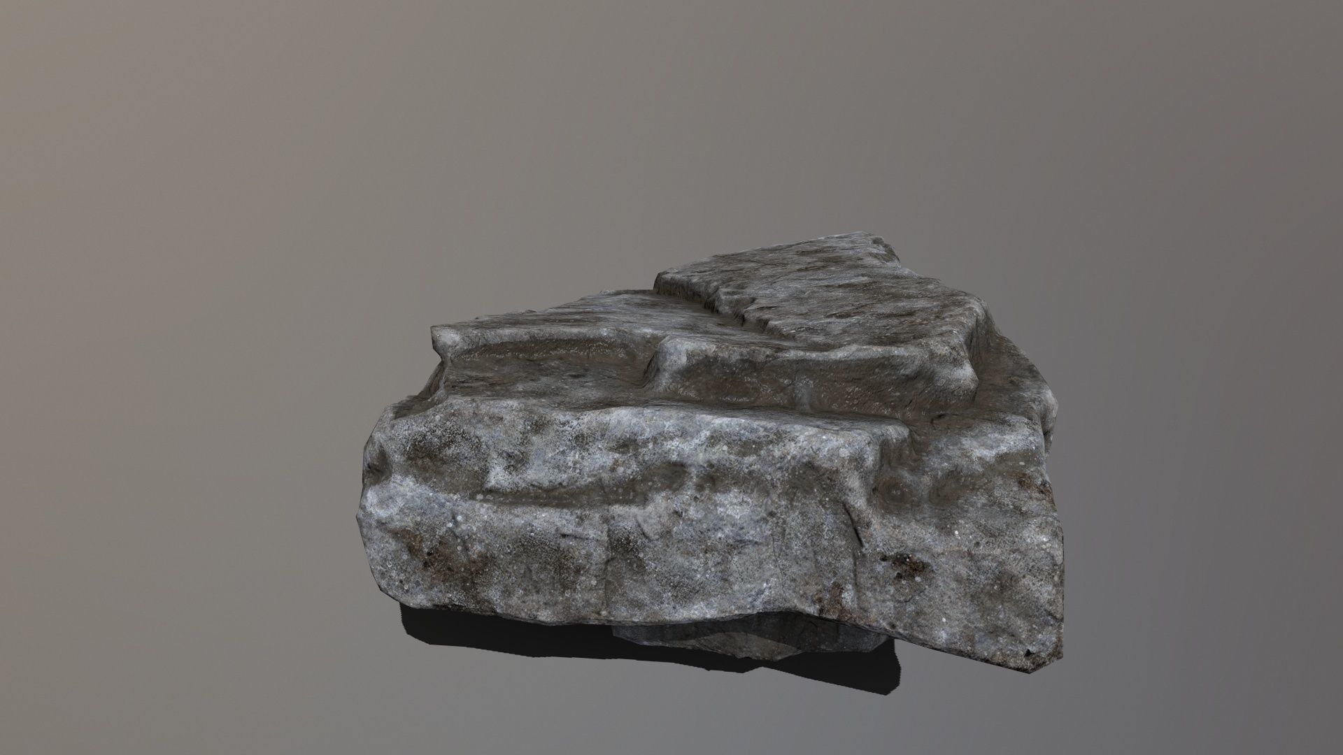 Rock Set Low-poly 3D model_15
