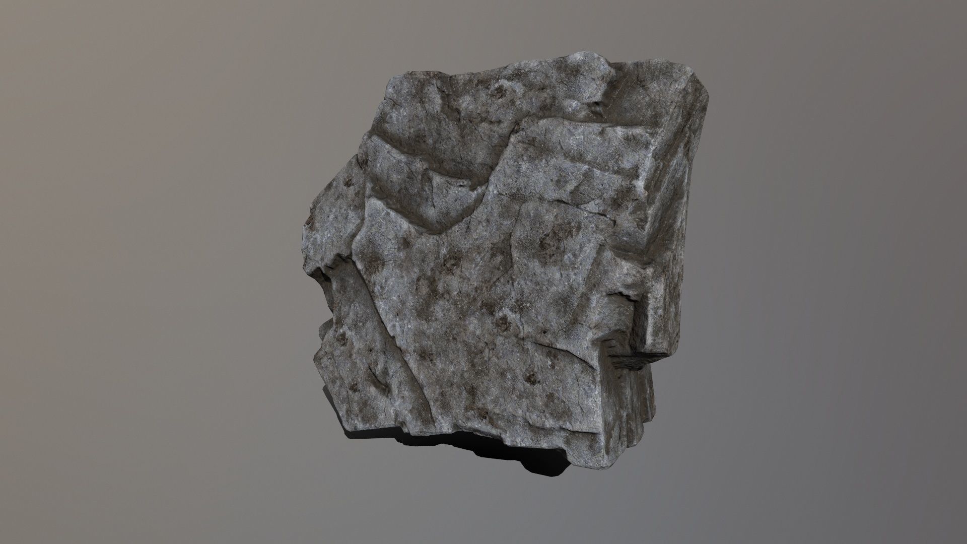 Rock Set Low-poly 3D model_38