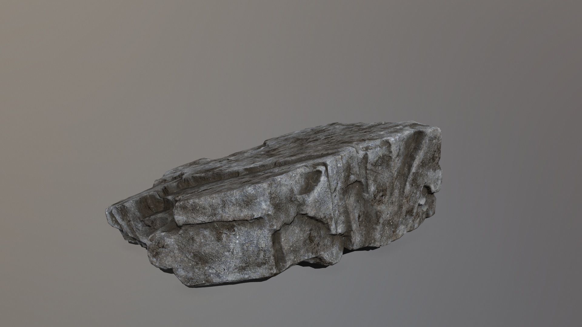 Rock Set Low-poly 3D model_34