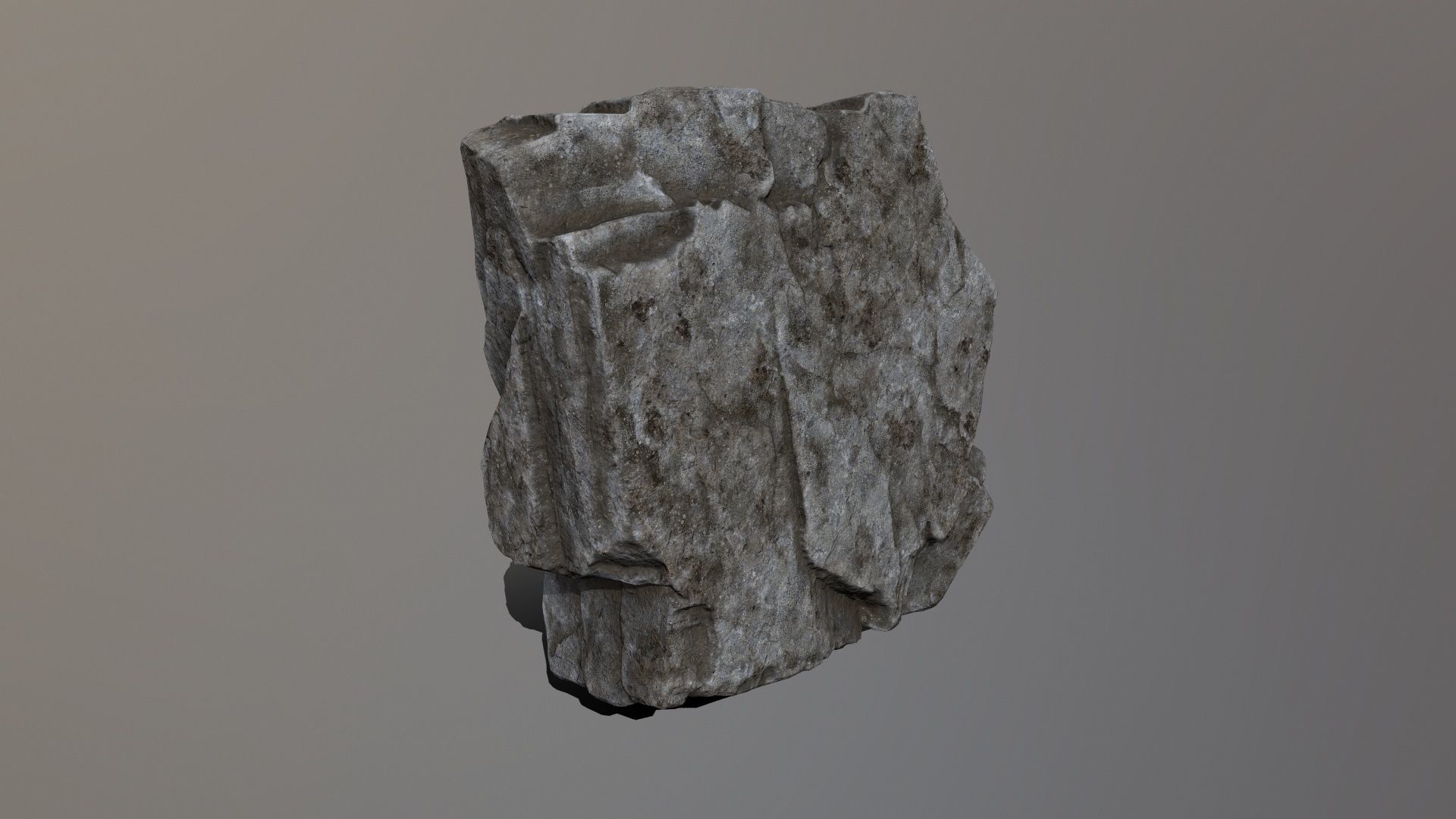 Rock Set Low-poly 3D model_37