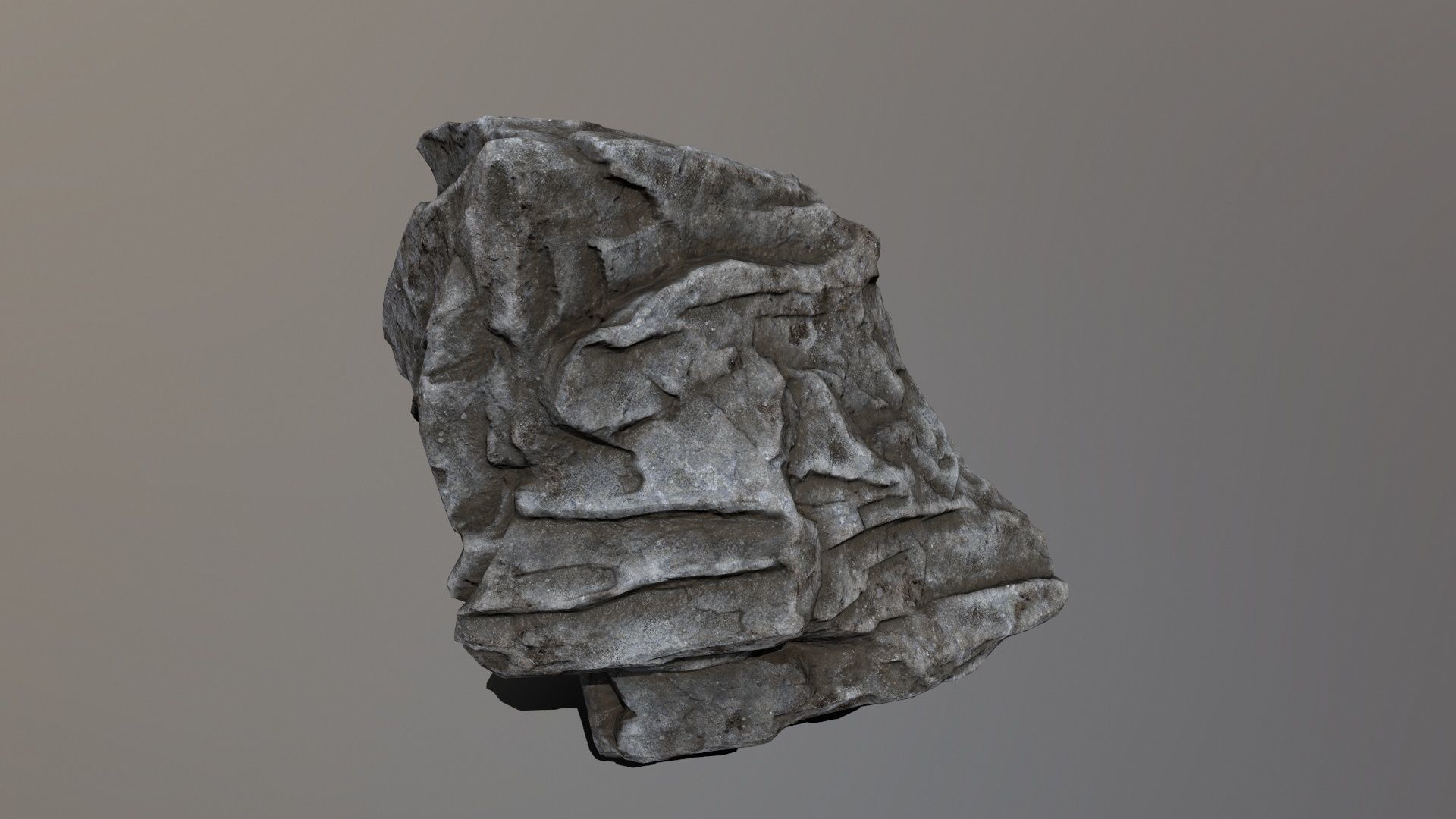Rock Set Low-poly 3D model_23