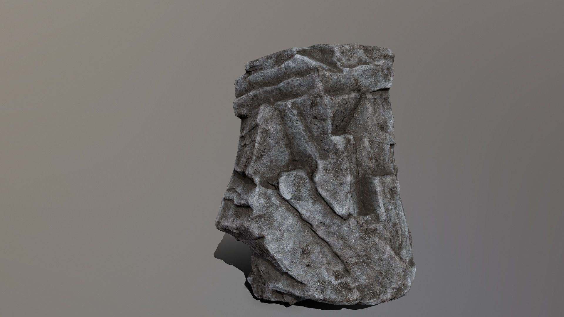 Rock Set Low-poly 3D model_11