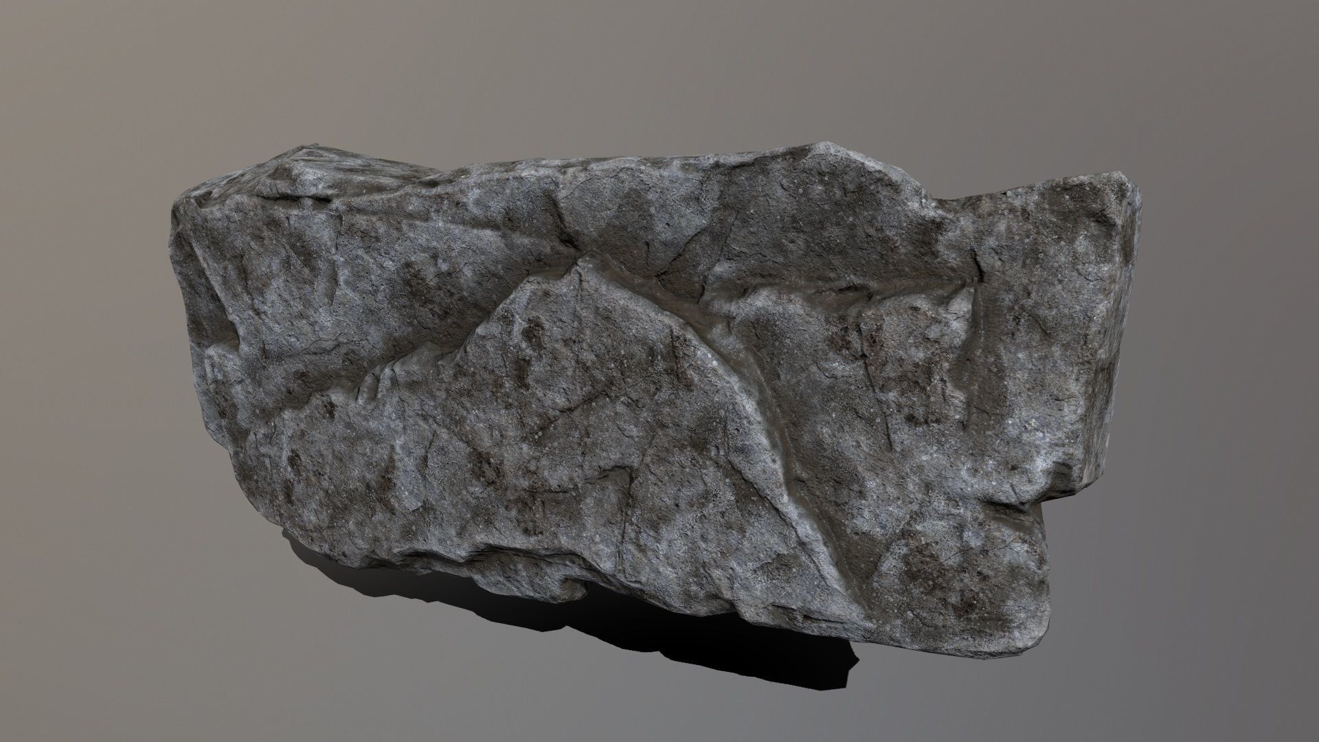 Rock Set Low-poly 3D model_19