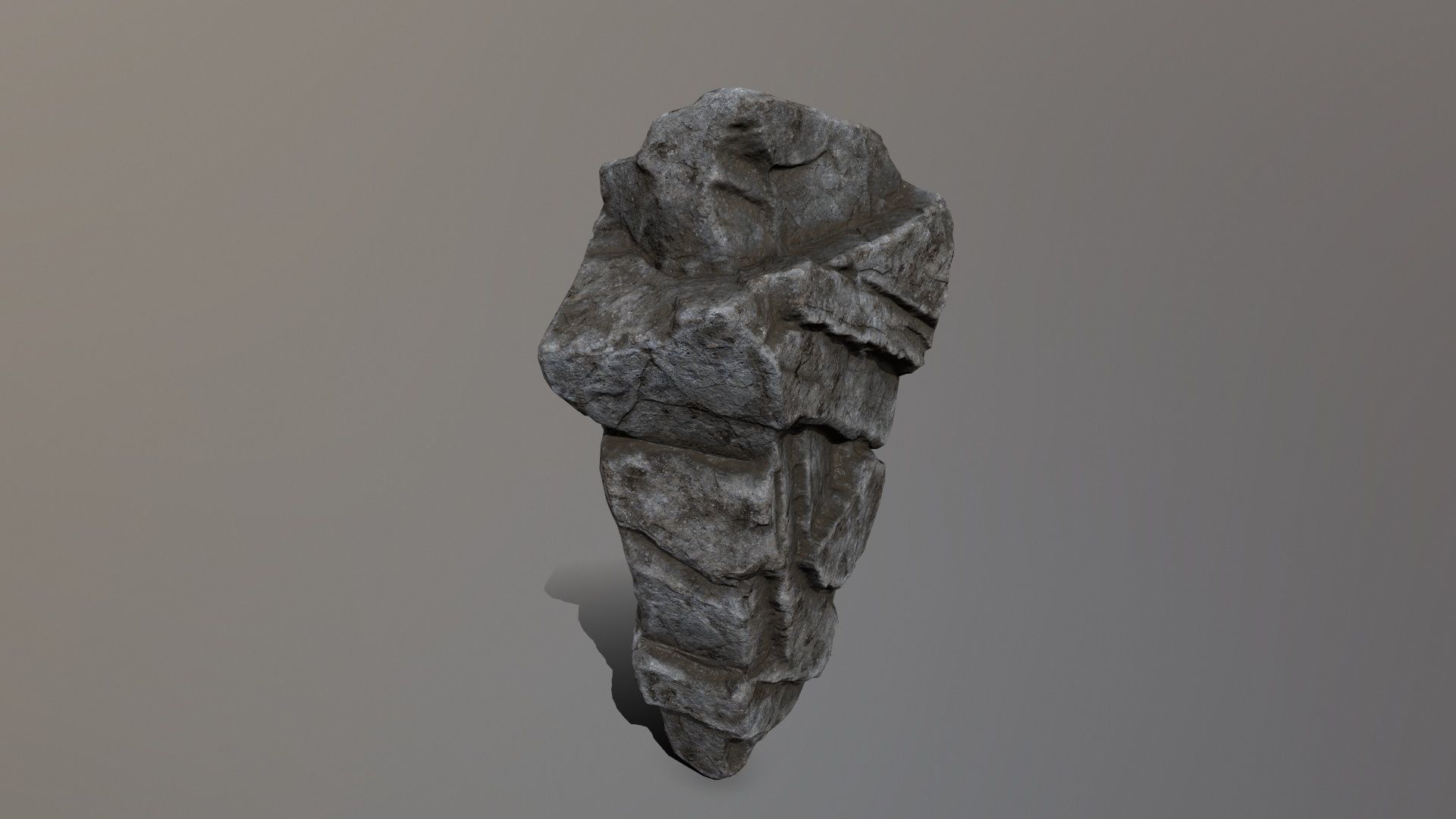 Rock Set Low-poly 3D model_24