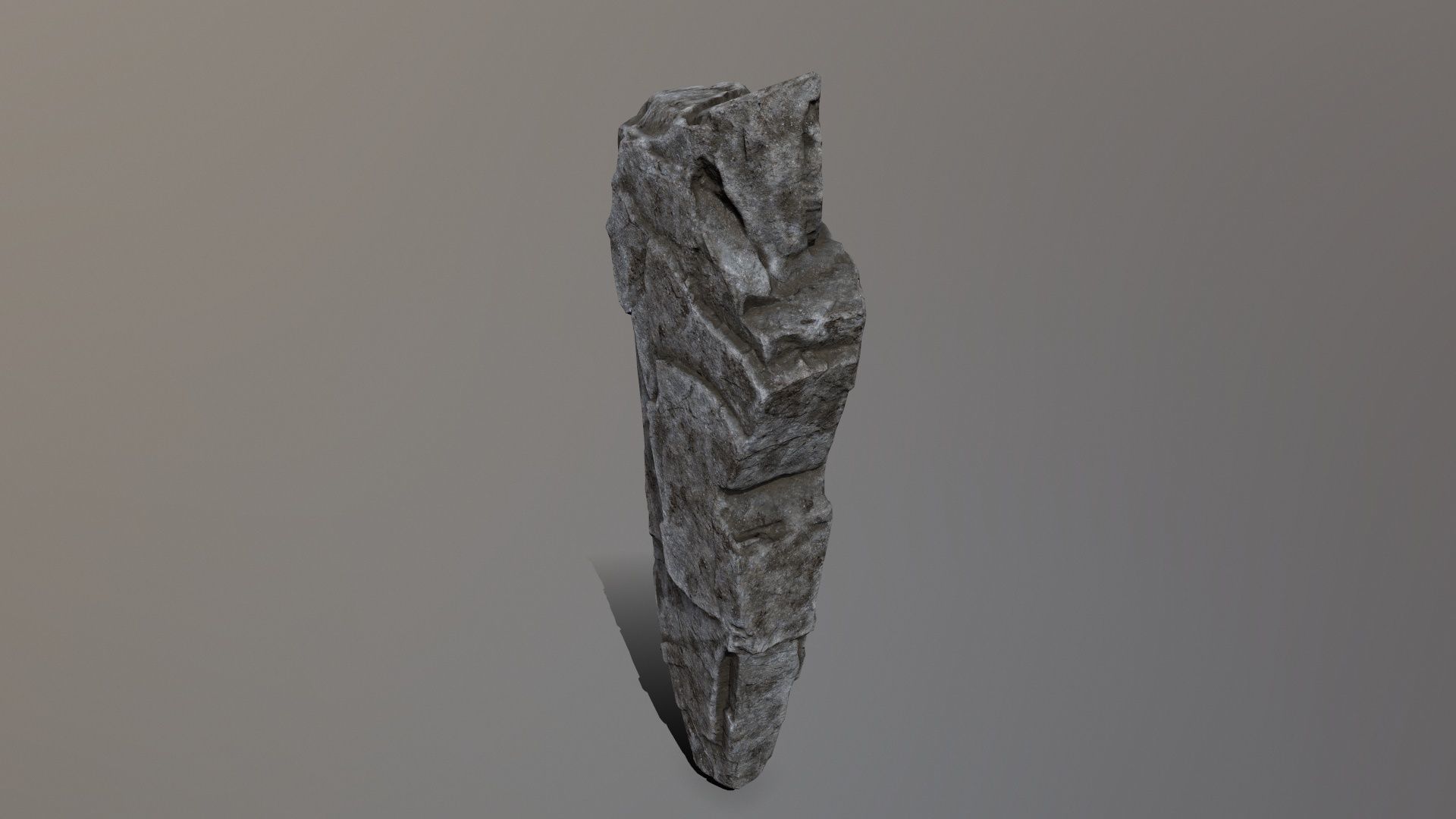 Rock Set Low-poly 3D model_29
