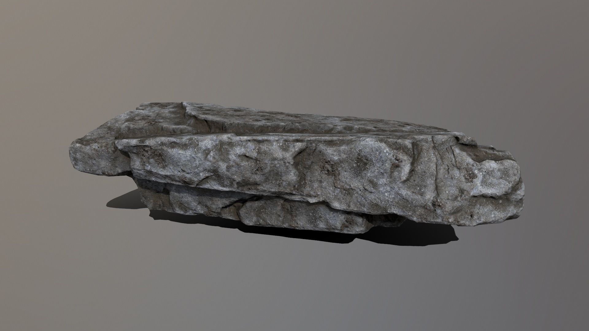 Rock Set Low-poly 3D model_16