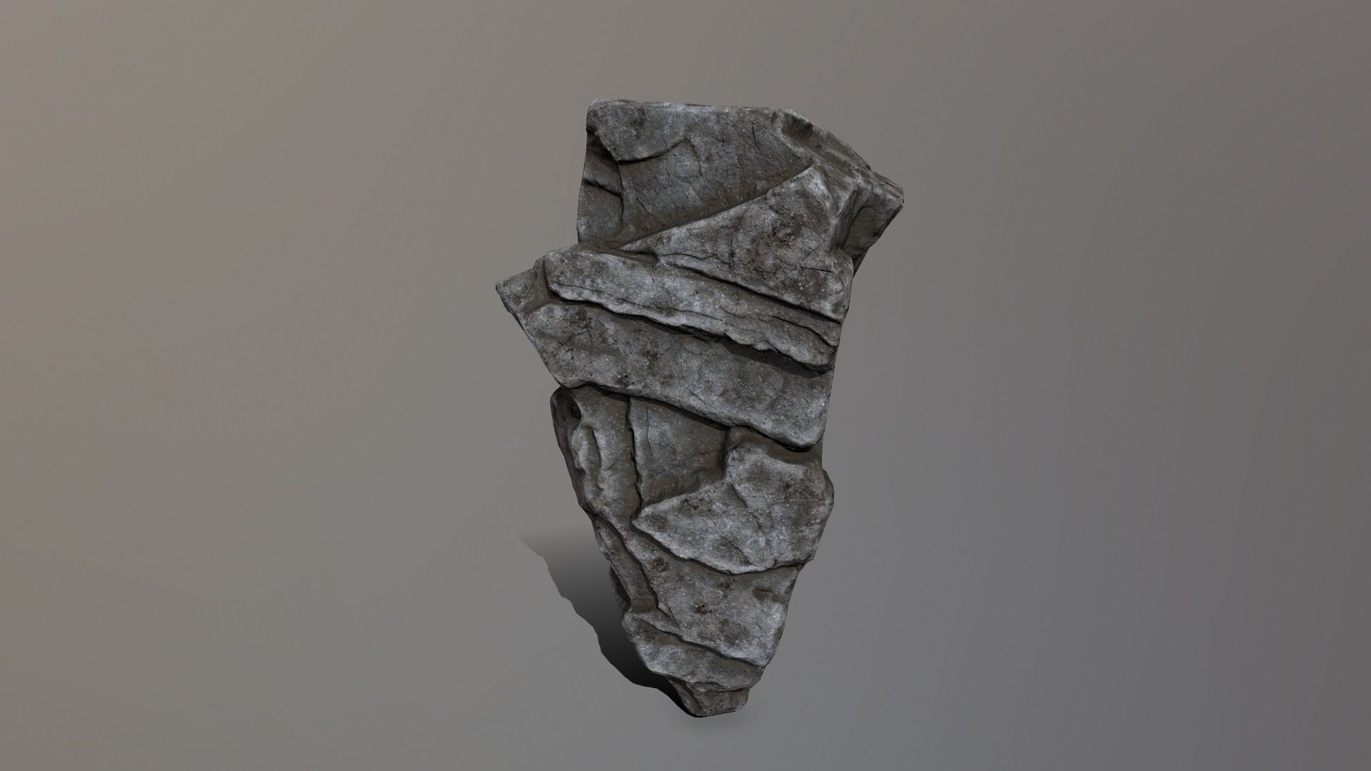 Rock Set Low-poly 3D model_27