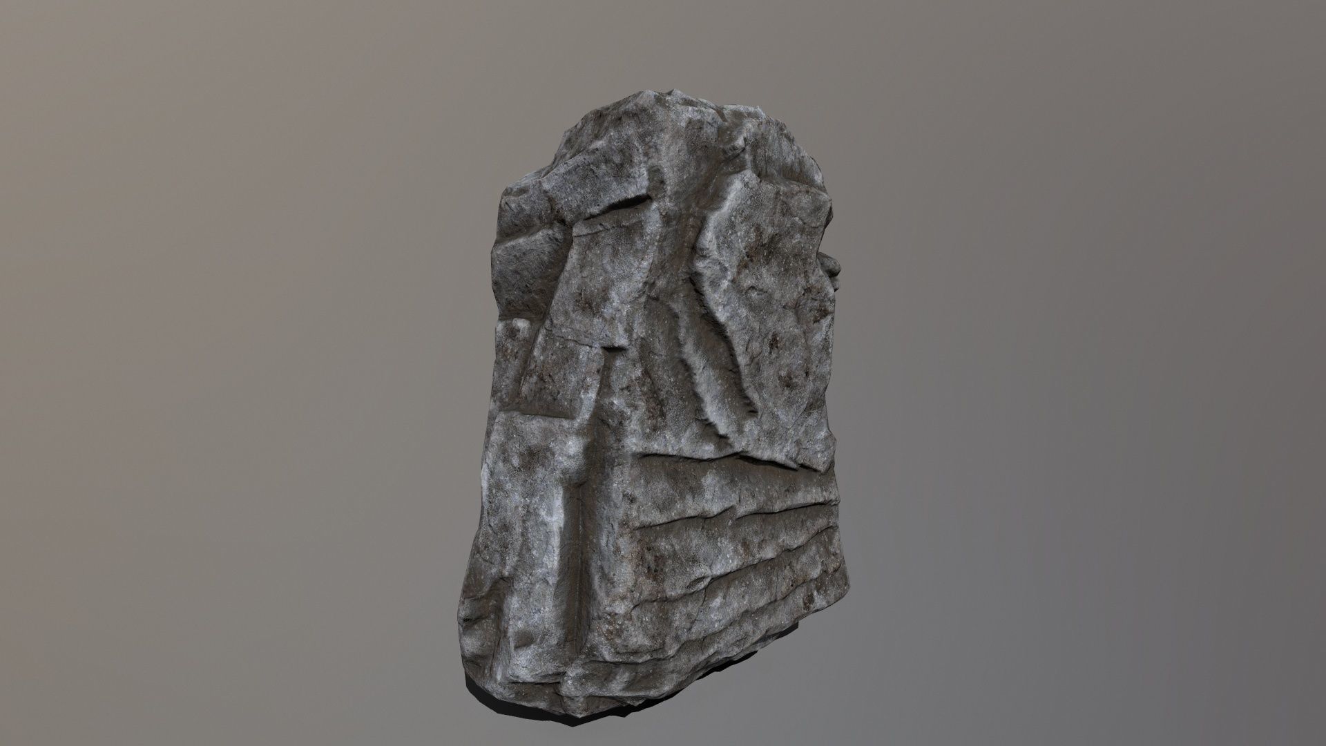 Rock Set Low-poly 3D model_12