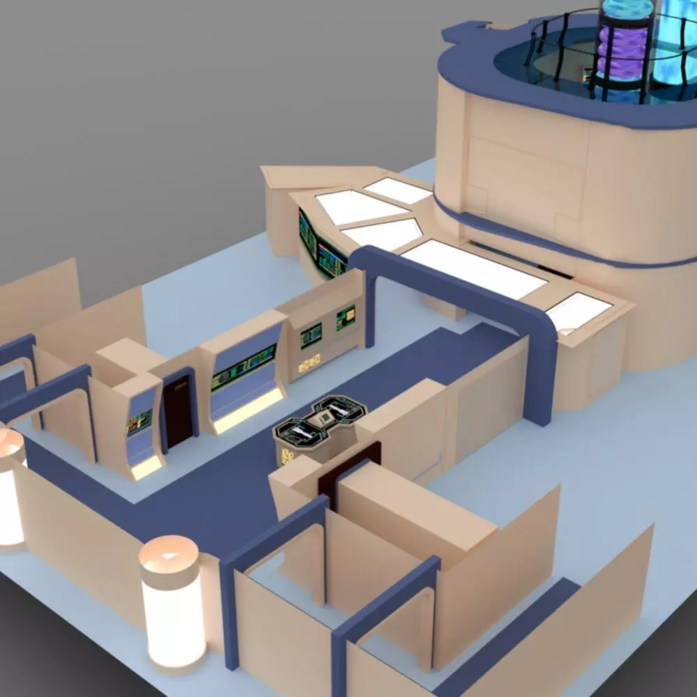 Starship Engineering Room 2 for DAZ Studio 3D model_0