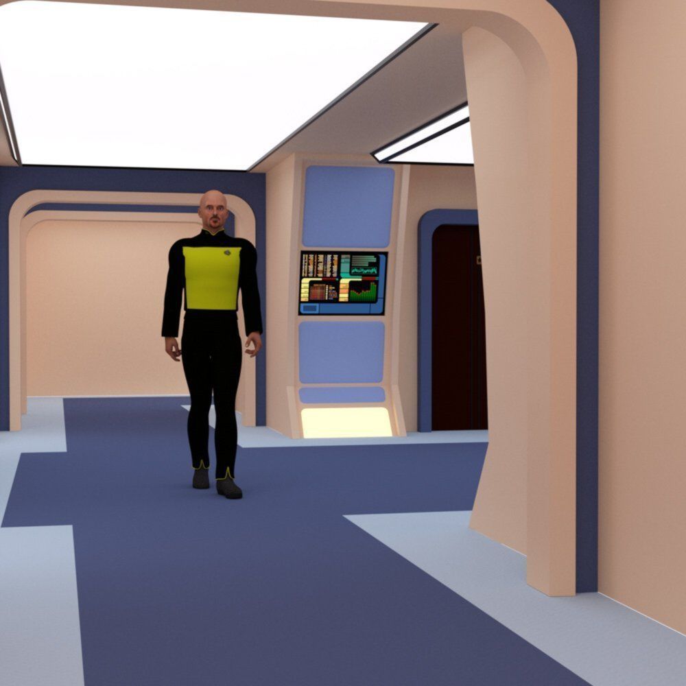 Starship Engineering Room 2 for DAZ Studio 3D model_3