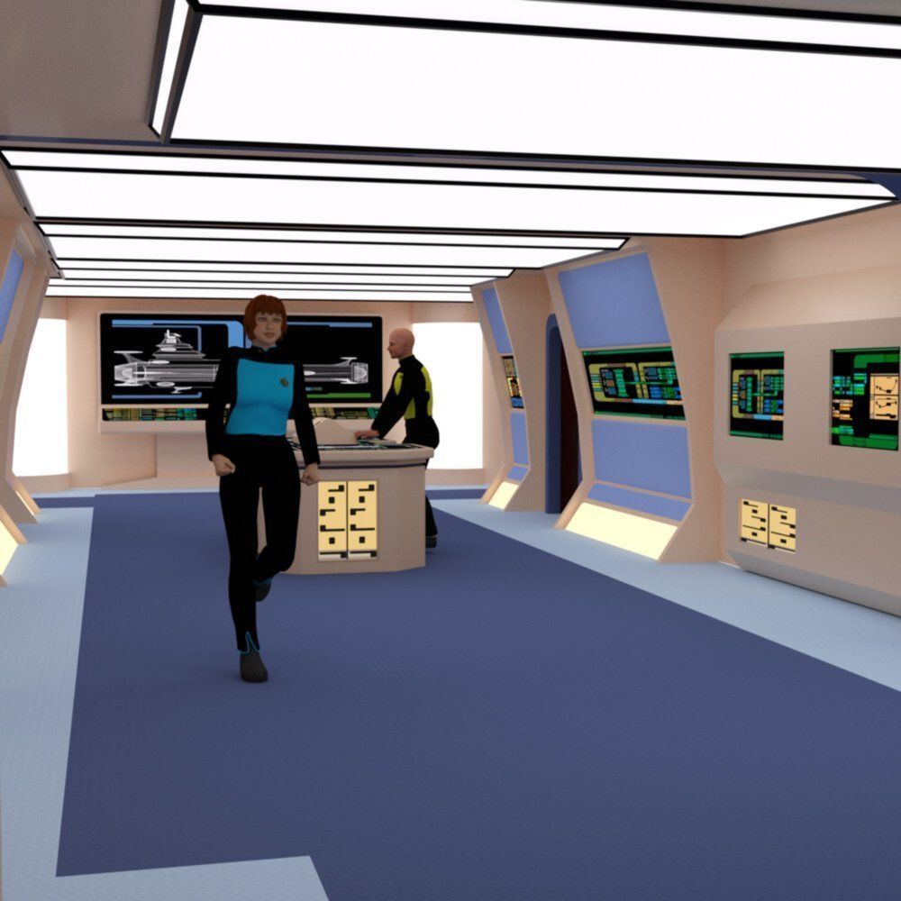 Starship Engineering Room 2 for DAZ Studio 3D model_4