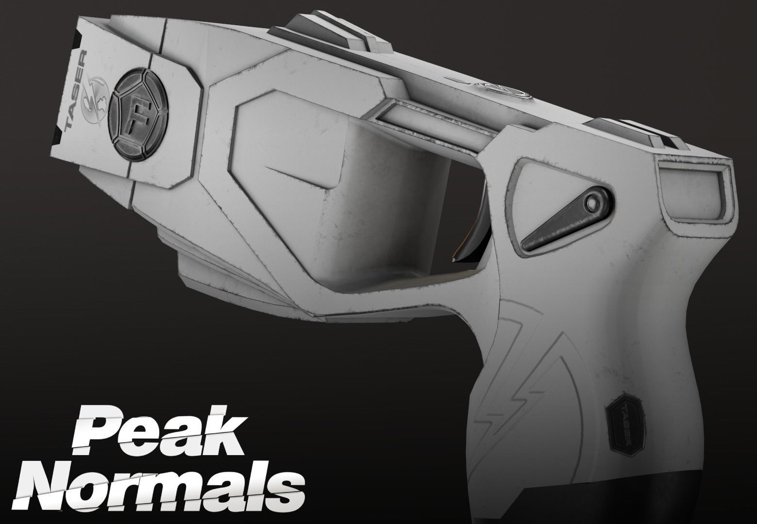 Taser Axon X26P - Blade Tech Holster Low-poly 3D model_6