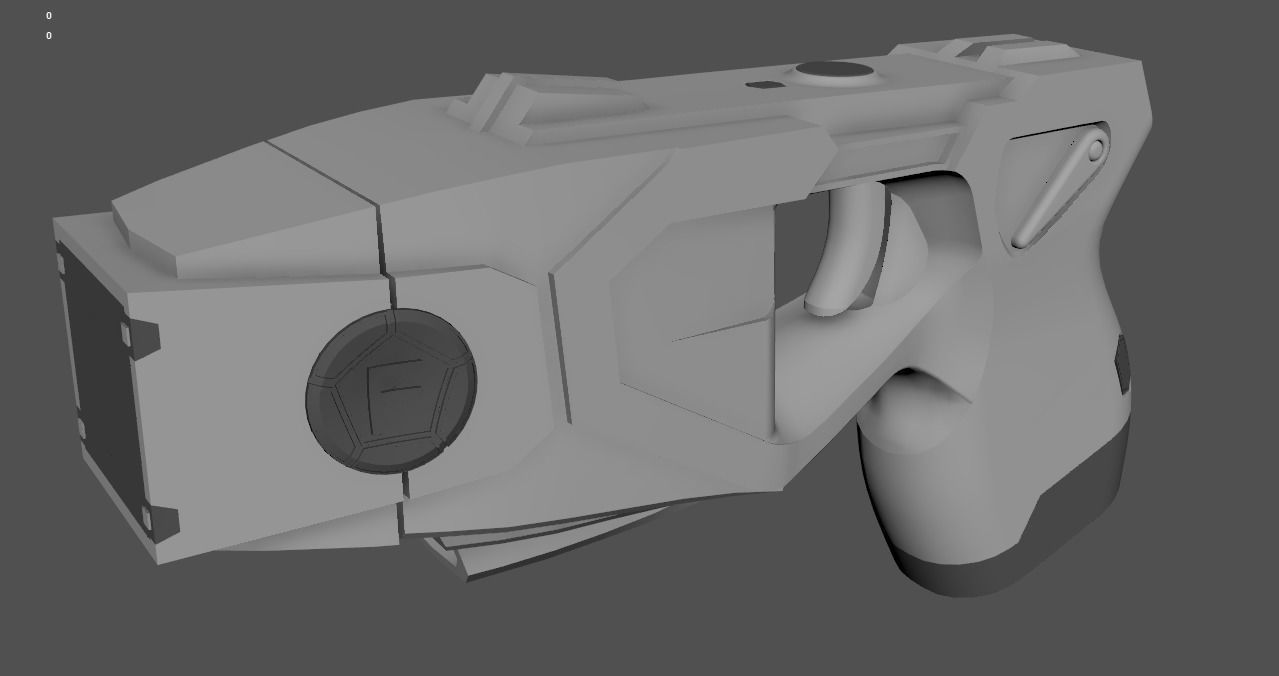 Taser Axon X26P - Blade Tech Holster Low-poly 3D model_13