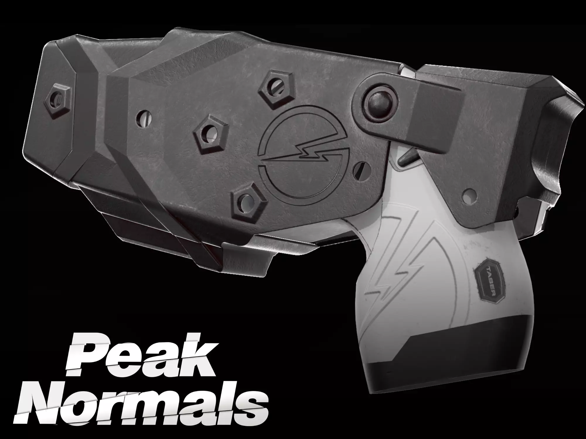 Taser Axon X26P - Blade Tech Holster Low-poly 3D model_0