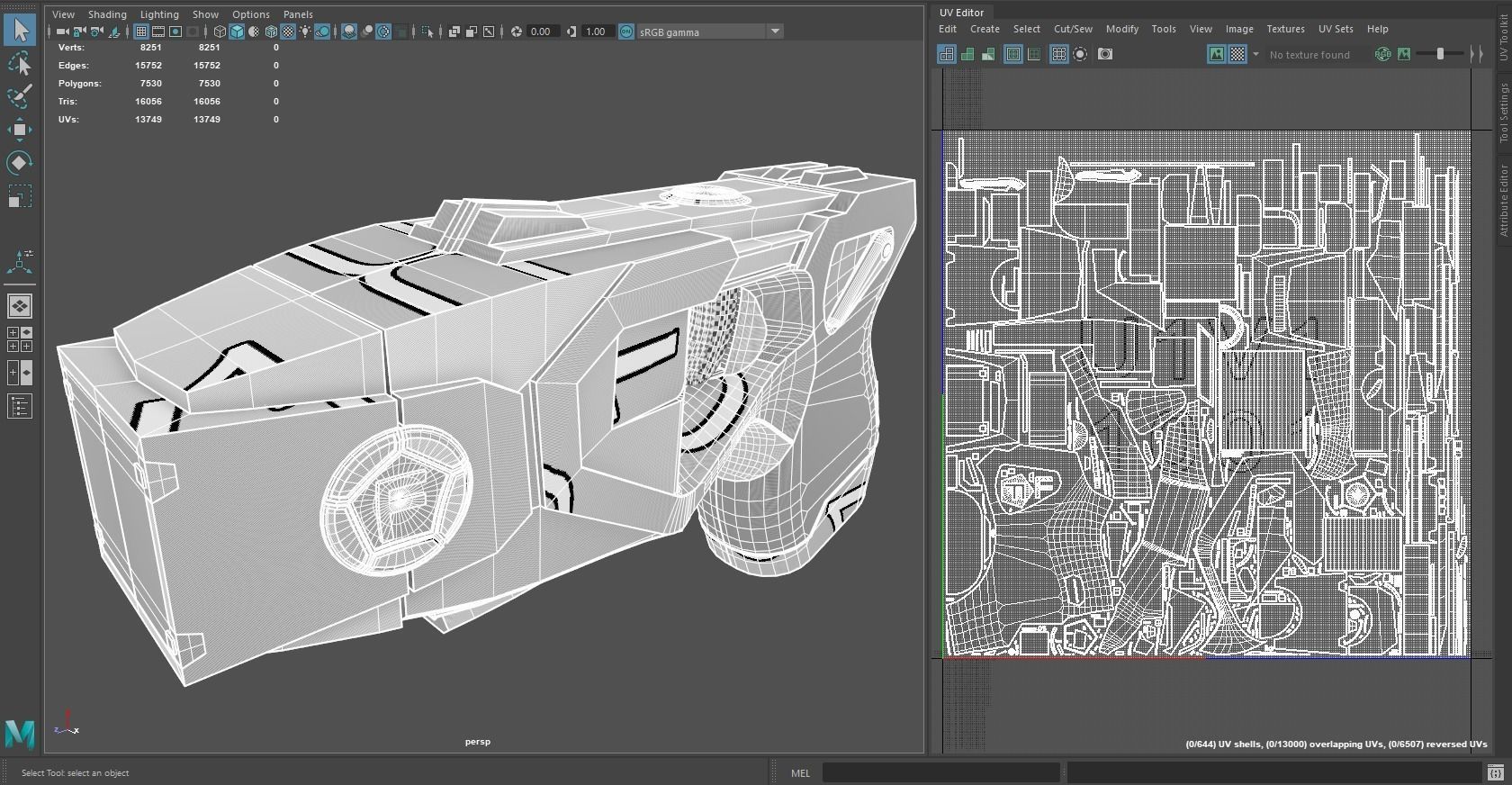 Taser Axon X26P - Blade Tech Holster Low-poly 3D model_15