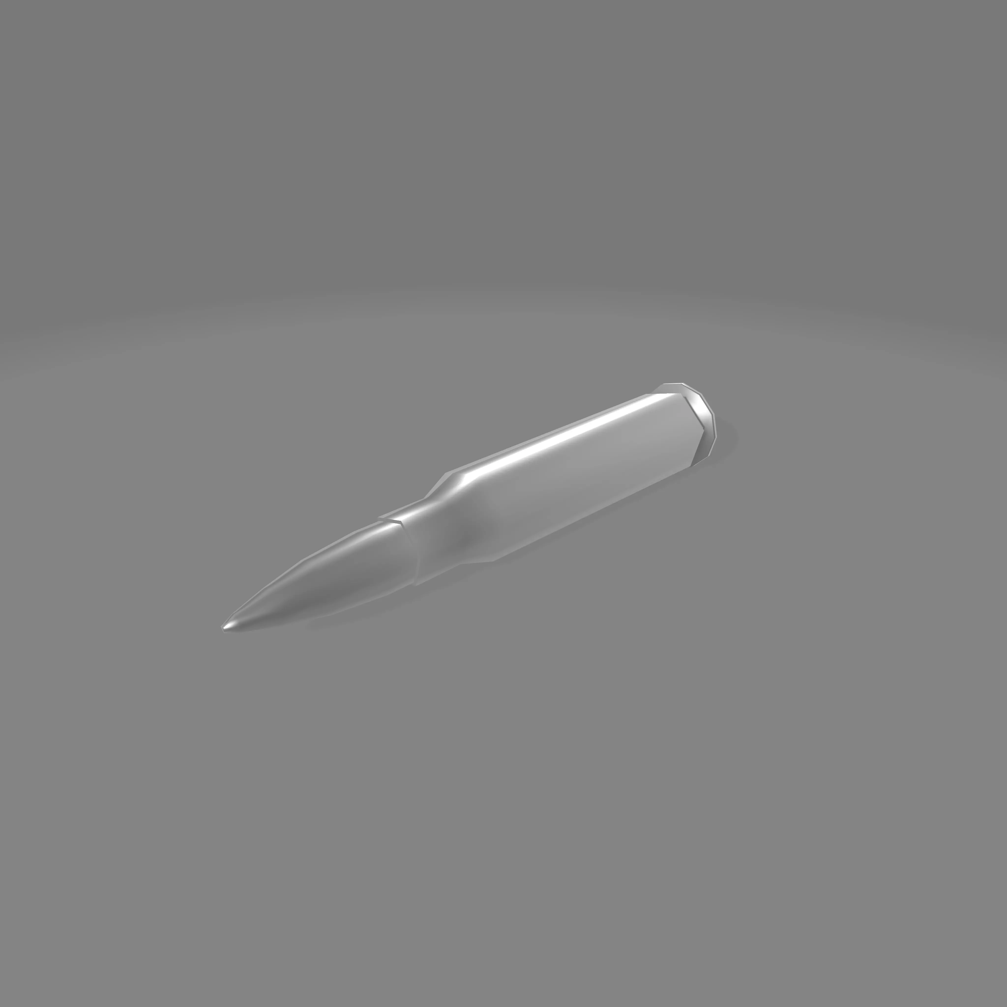 Bullet Free low-poly 3D model_0