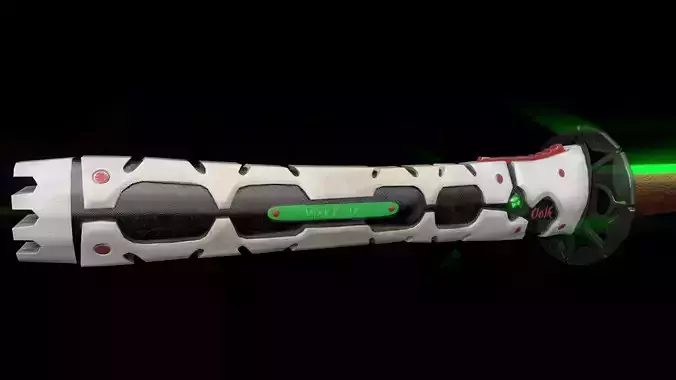 Cyberpunk style katana