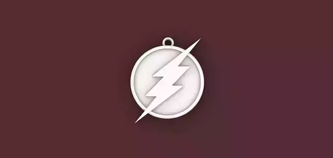 The Flash Earring-Pendant 3D print model