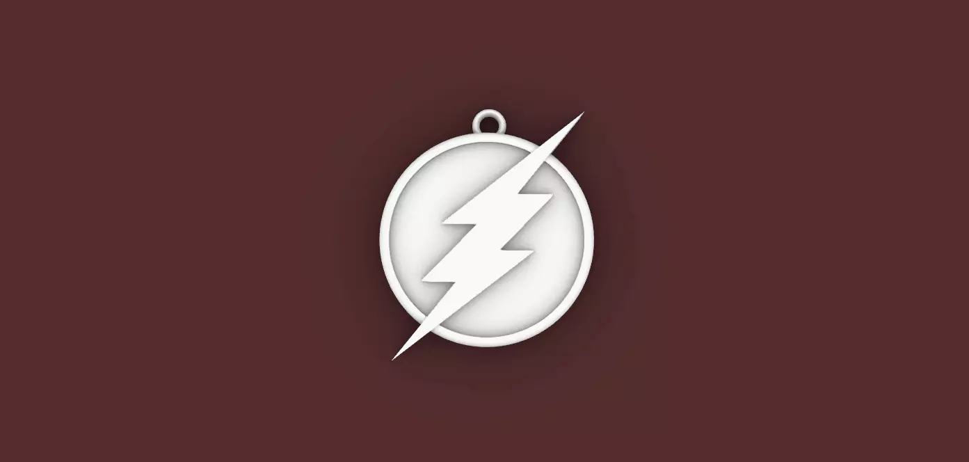 The Flash Earring-Pendant 3D print model