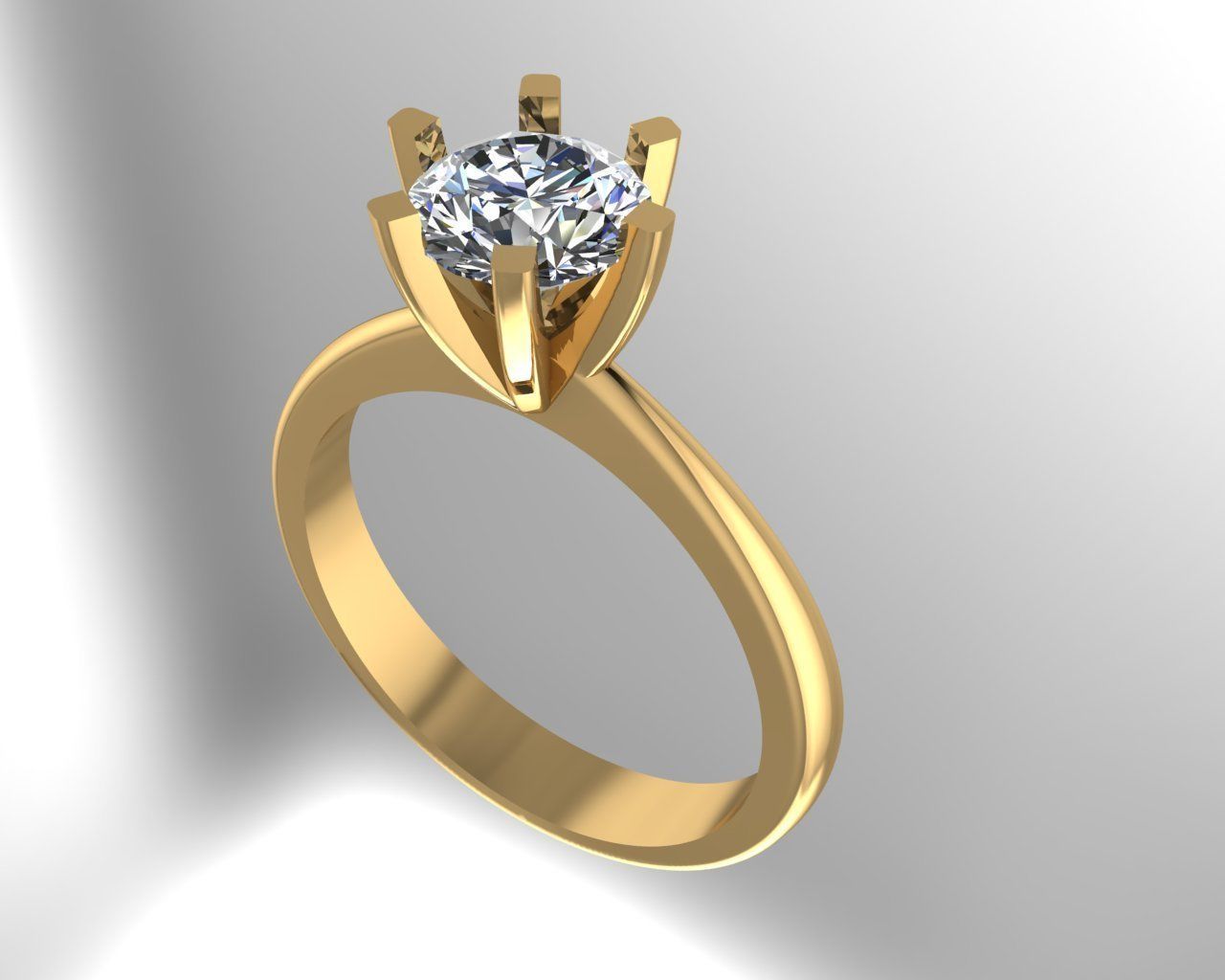  Rings 3D print model gold 3D print model_1