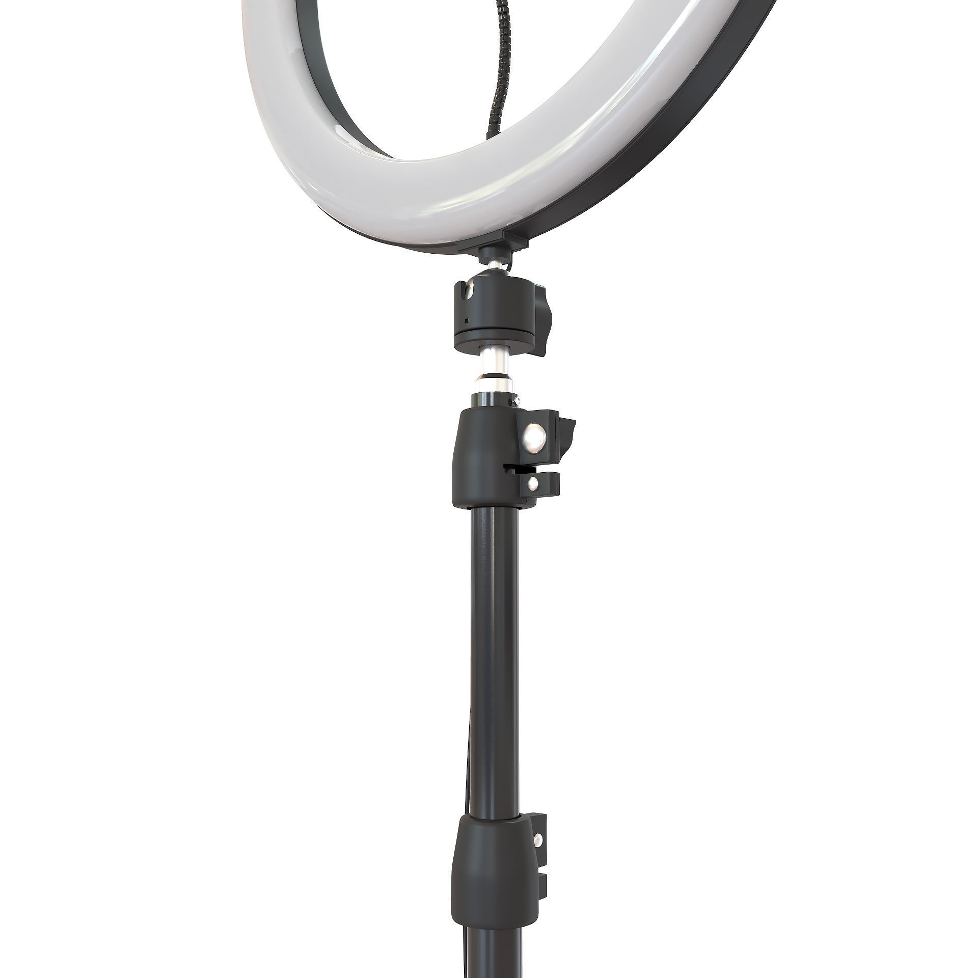Hama SpotLight Steady 120 LED Ring Light 3D model_5