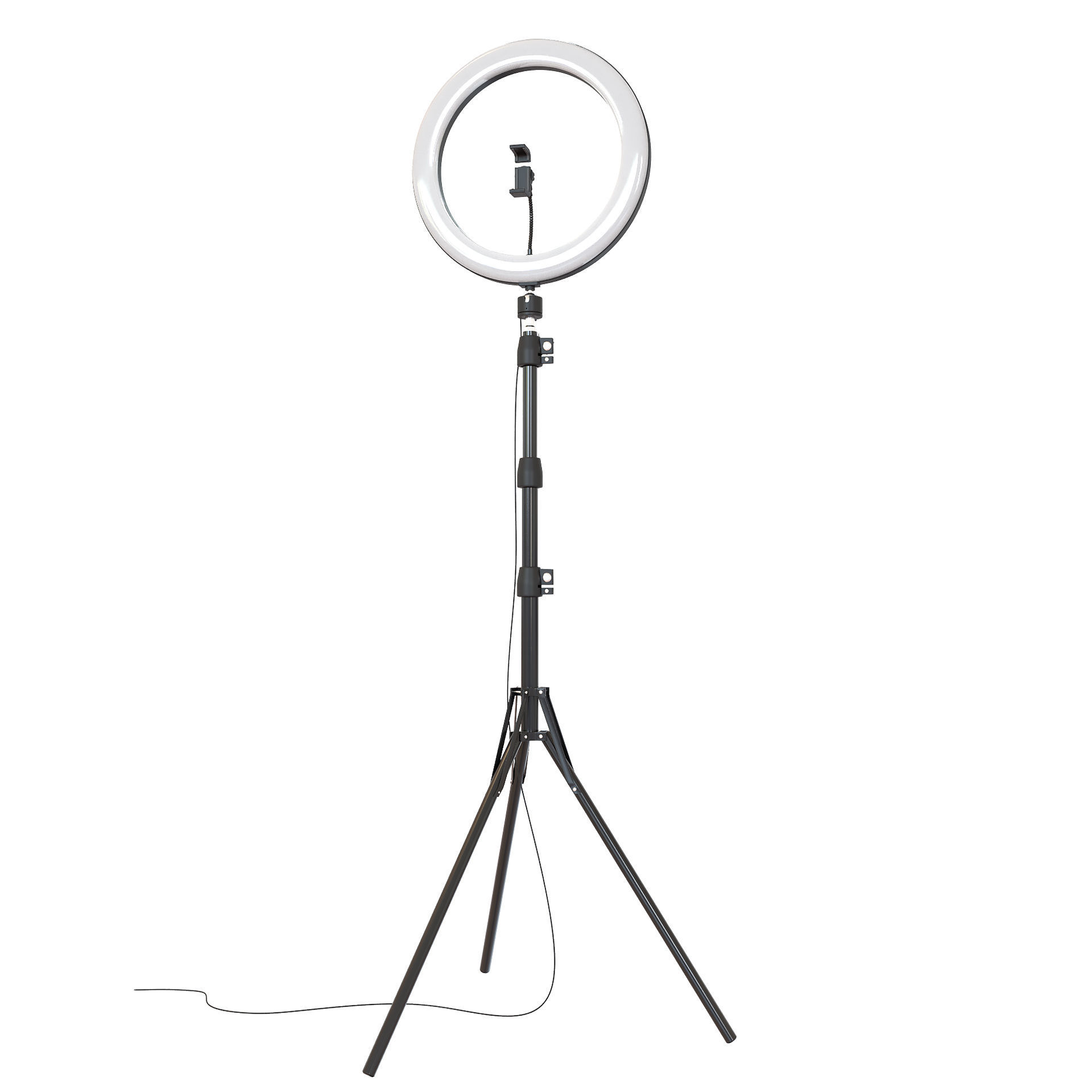 Hama SpotLight Steady 120 LED Ring Light 3D model_2