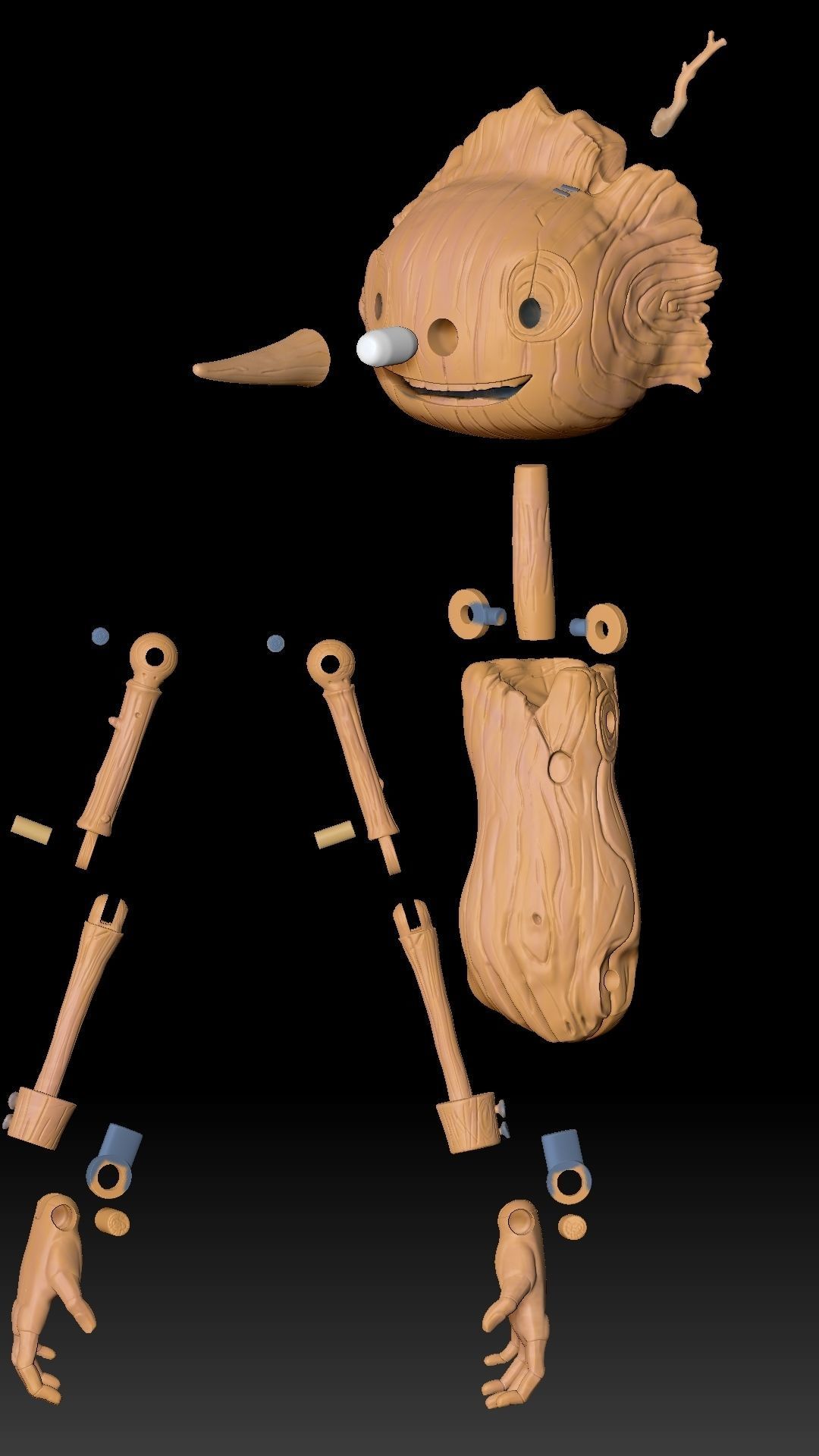 PINOCHO GUILLERMO DEL TORO NETFLIX 3D print model_5