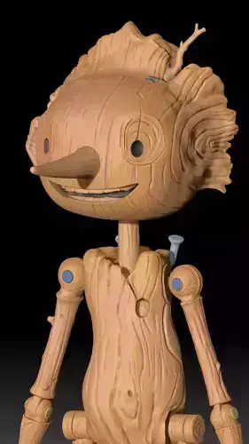PINOCHO GUILLERMO DEL TORO NETFLIX 3D print model