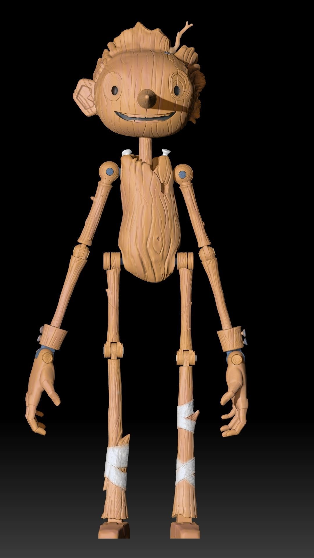 PINOCHO GUILLERMO DEL TORO NETFLIX 3D print model_2