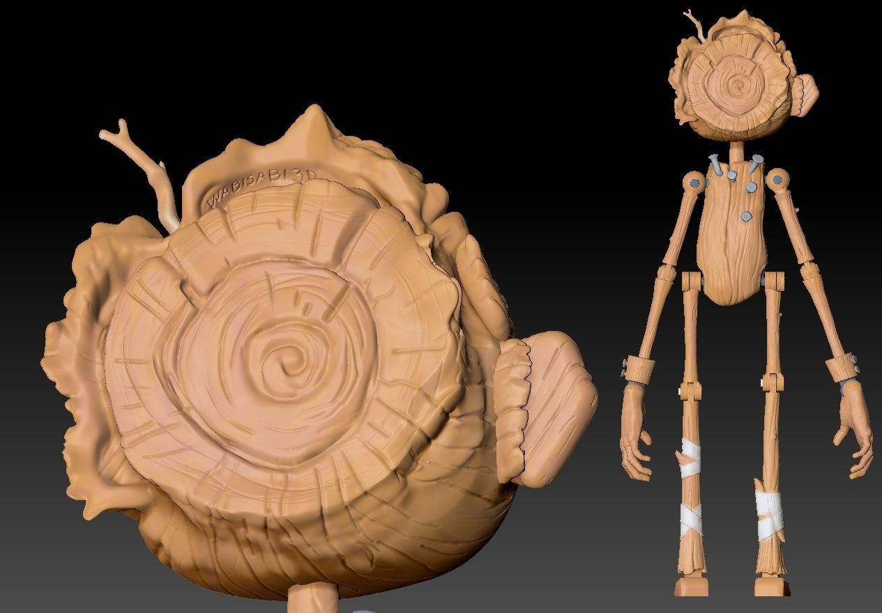 PINOCHO GUILLERMO DEL TORO NETFLIX 3D print model_3