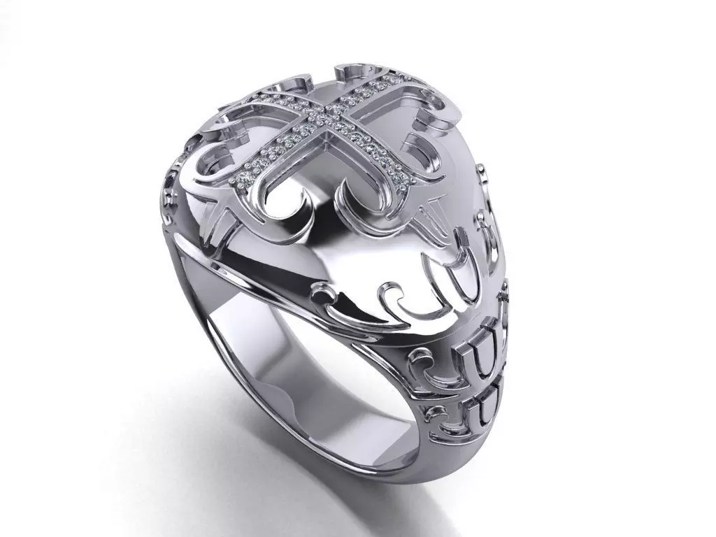 Cross ring   469 3D print model_0