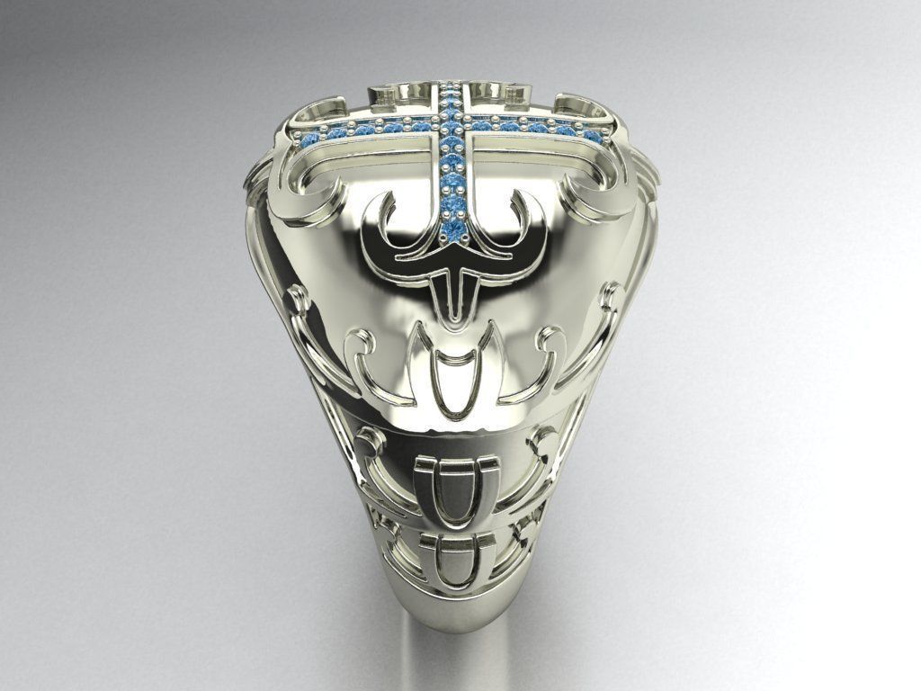 Cross ring   469 3D print model_3