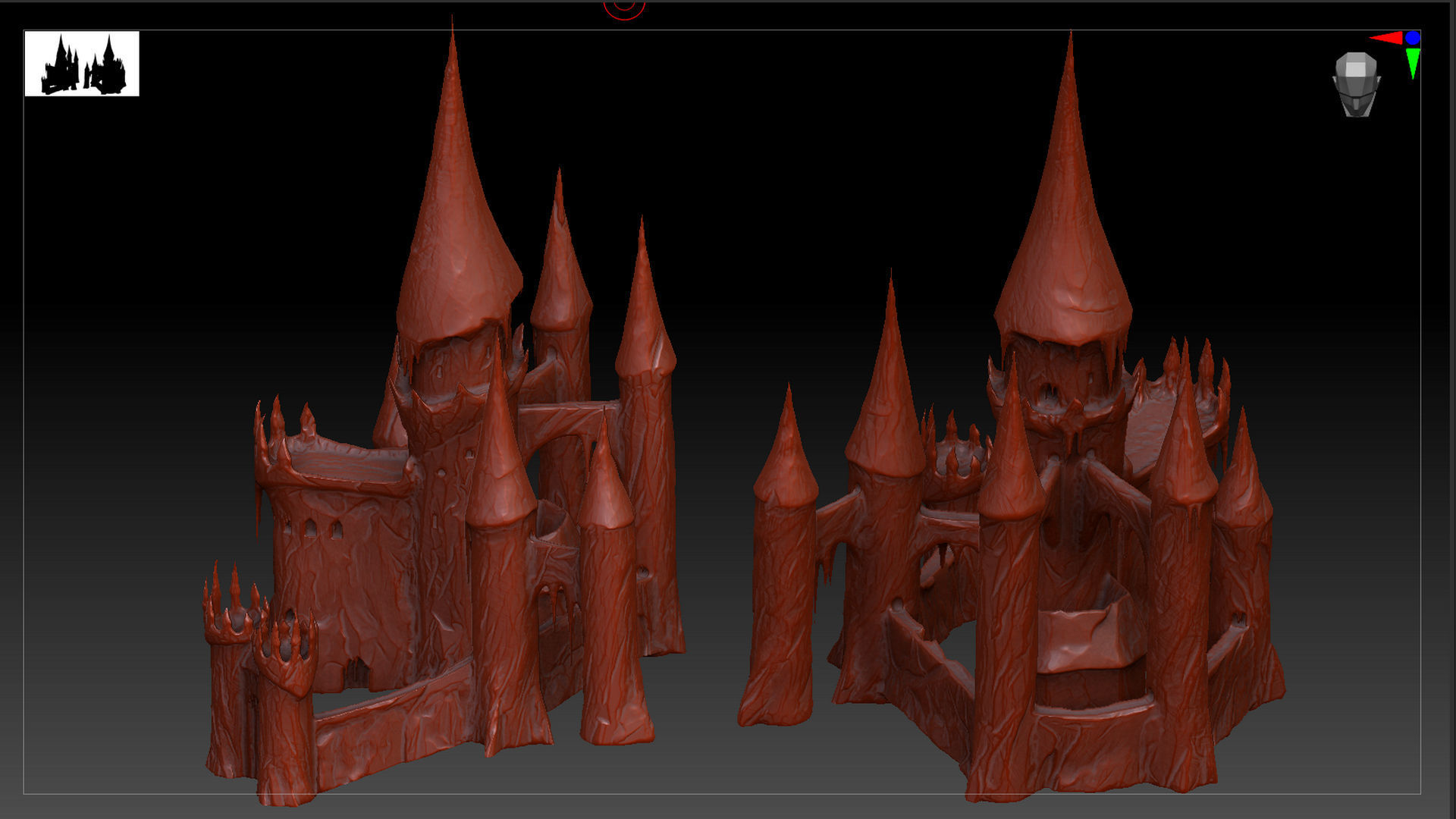 Ice Castle 3D model_4
