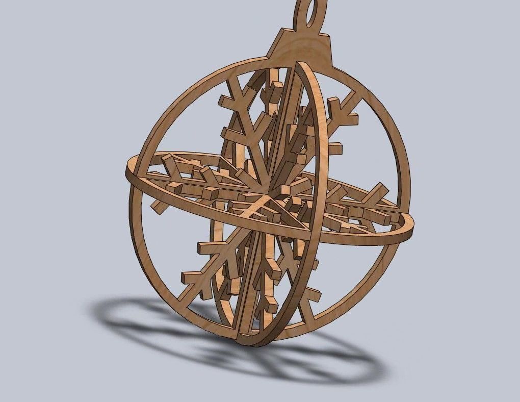 Christmas toy decor for 3D printing or for laser cutting 3D print model_4