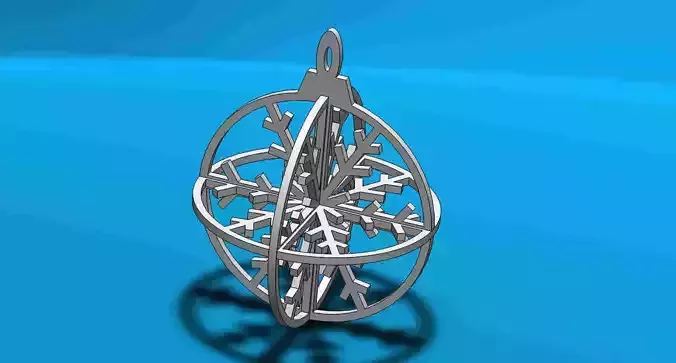 Christmas toy decor for 3D printing or for laser cutting 3D print model