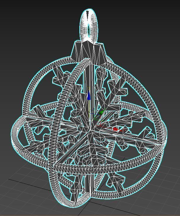 Christmas toy decor for 3D printing or for laser cutting 3D print model_5