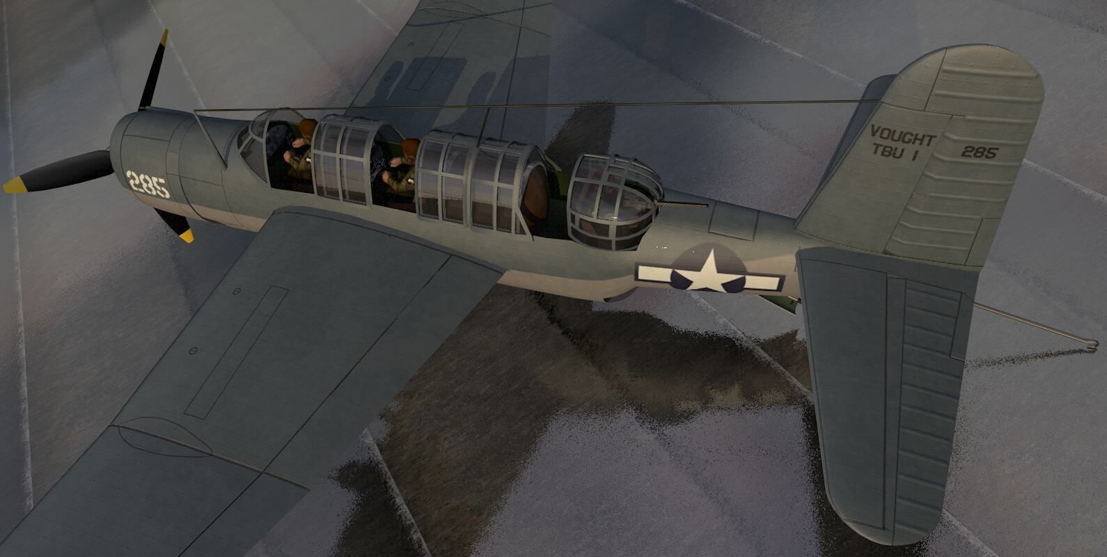 Vought TBU-1 Seawolf or Consolidated TBY-1 Seawolf 3D model_6